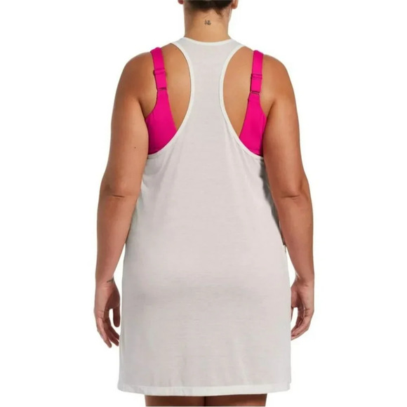 Nike Women's Confetti Crewneck Racerback Plus Size Cover Up Dress Size 2X - Picture 3 of 13
